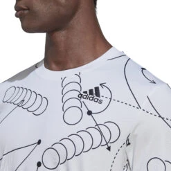 ADIDAS Club Graphic T-Shirt Men - White -Viva Wear Closet Store 17480000 16