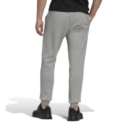 ADIDAS Essentials Fleece Regular Tapered Training Pants Men - Grey -Viva Wear Closet Store 17742000 14