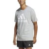 ADIDAS Essentials Single Jersey Big Logo T-Shirt Men - Lightgrey, White -Viva Wear Closet Store 17896000 000