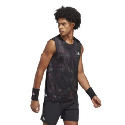 ADIDAS Melbourne Tank Top Men - Black, Multicoloured -Viva Wear Closet Store 17965000 13