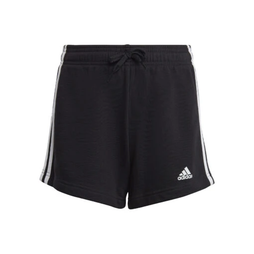 ADIDAS 3-Stripes Shorts Girls - Black, White 8 ADIDAS 3-Stripes Shorts Girls - Black, White -Viva Wear Closet Store 18120000 000