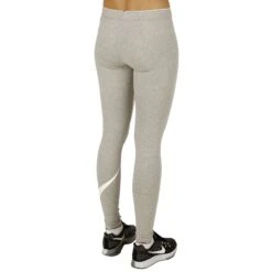 Nike Sportswear Swoosh Tight Women - Grey, White -Viva Wear Closet Store 43837000 22