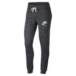 Nike Sportswear Gym Vintage Training Pants Women - Dark Grey, White -Viva Wear Closet Store 45612000 000