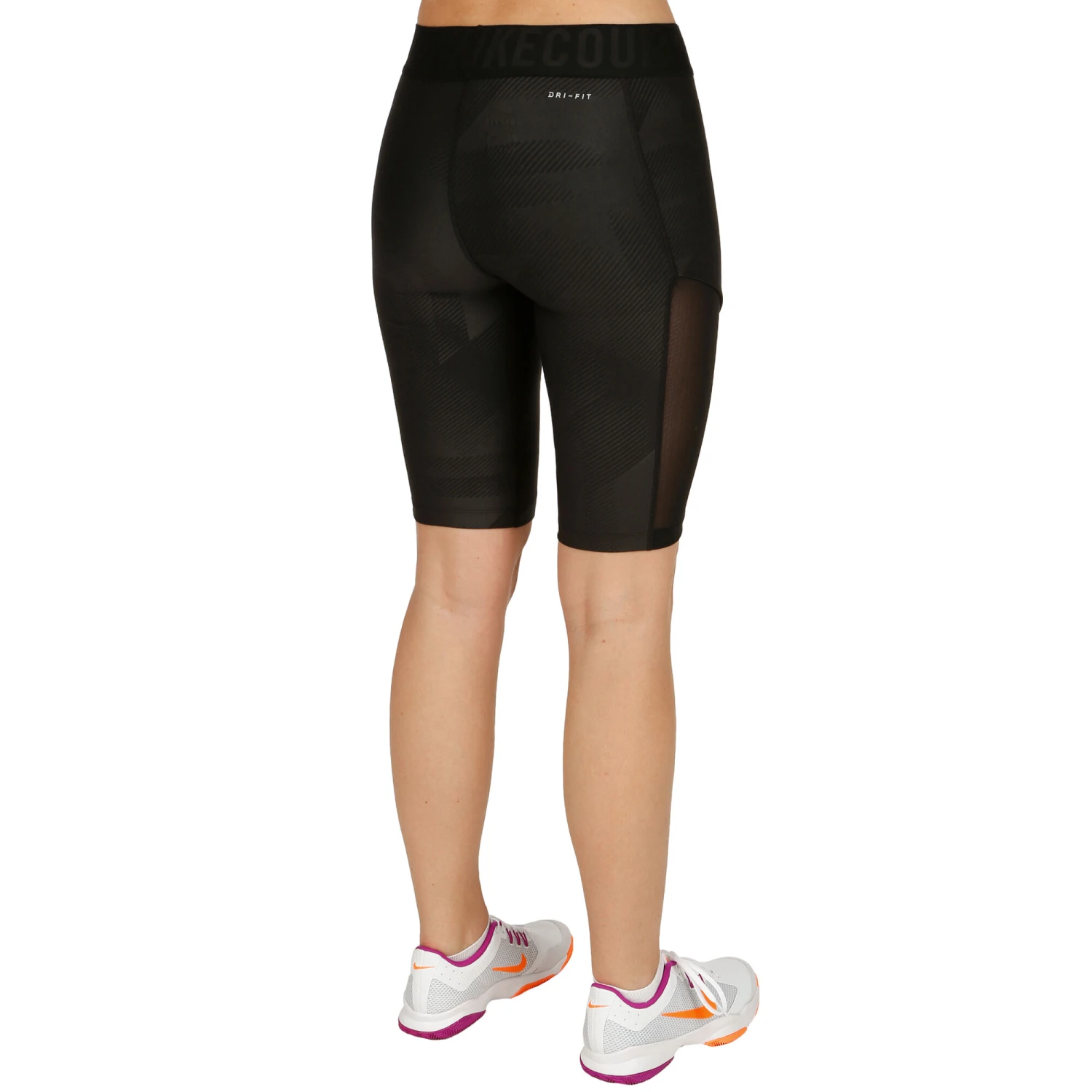 Nike Court Power Shorts Women - Black, White 4 Nike Court Power Shorts Women - Black, White - Image 2