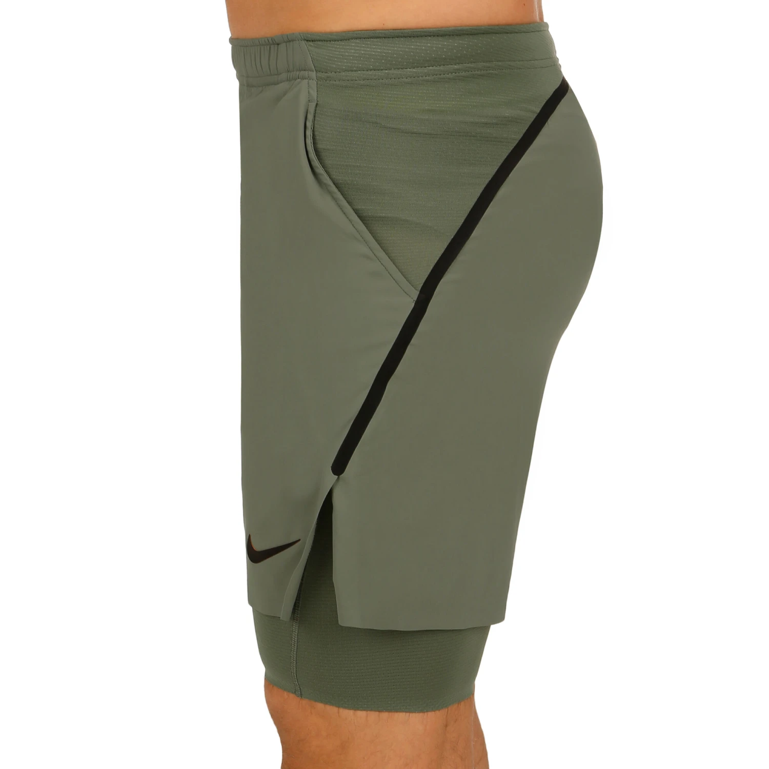 Nike Court Flex Ace Pro 7IN Shorts Men - Khaki, Black 5 Nike Court Flex Ace Pro 7IN Shorts Men - Khaki, Black - Image 3