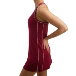 Nike Court Dry Dress Women - Berry, White -Viva Wear Closet Store 48438000 21