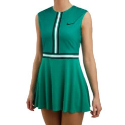 Nike Court Dress Women - Green, White