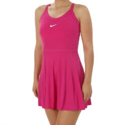 Nike Court Dry Dress Women - Pink, White