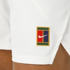 Nike Court Ace Shorts Men - White, Multicoloured -Viva Wear Closet Store 51290000 30