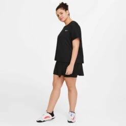 Nike Court Victory STR Plus Size Skirt Women - Black, White -Viva Wear Closet Store 51847000 10