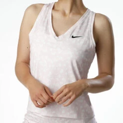 Nike Dri-Fit Victory Printed Tank Top Women - Pink, Black -Viva Wear Closet Store 53923000 10