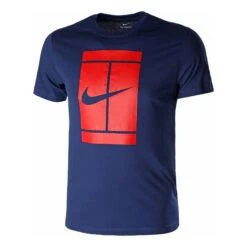 Nike Court Seasonal T-Shirt Men - Blue, Red
