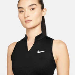 Nike Court Victory Dri-Fit Dress Women - Black -Viva Wear Closet Store 55121000 16