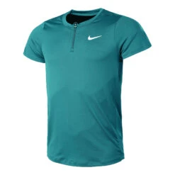 Nike Court Advantage Dri-Fit Half-Zip T-Shirt Men - Petrol