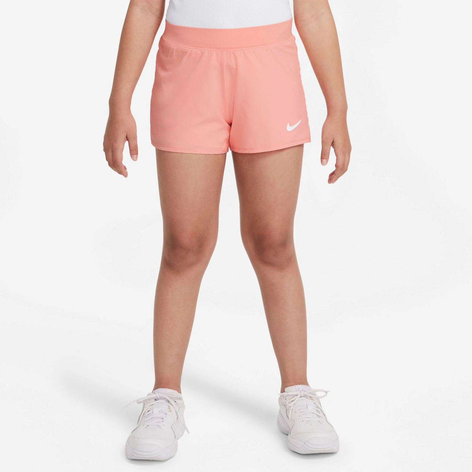 Nike Court Victory Dri-Fit Shorts Girls - Coral 4 Nike Court Victory Dri-Fit Shorts Girls - Coral - Image 2