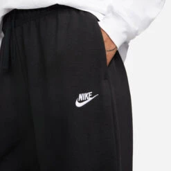 Nike Sportswear Club Fleece Mid-Rise Oversized Training Pants Women - Black -Viva Wear Closet Store 55471000 13