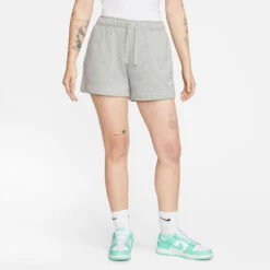 Nike Sportswear Club MR STD Shorts Women - Lightgrey -Viva Wear Closet Store 55475000 14