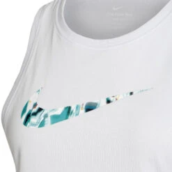 Nike Dri-Fit Pro All Over Print Tank Top Women - Lightgrey, Turquoise -Viva Wear Closet Store 55523000 10
