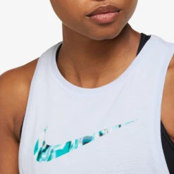 Nike Dri-Fit Pro All Over Print Tank Top Women - Lightgrey, Turquoise -Viva Wear Closet Store 55523000 13