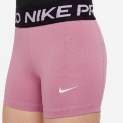 Nike Dri-Fit Pro 3in Ball Shorts Girls - Pink, Black -Viva Wear Closet Store 55669000 11