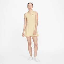 Nike Court Victory Dri-Fit Dress Women - Yellow -Viva Wear Closet Store 55817000 18