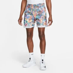 Nike Court Dri-Fit Heritage Printed Shorts Men - Multicoloured -Viva Wear Closet Store 55919000 14