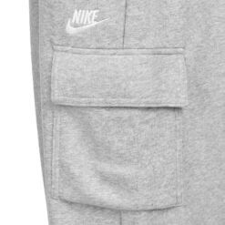 Nike Sportswear Club Flouncy MR Cargo Training Pants Women - Grey, White -Viva Wear Closet Store 56168000 10