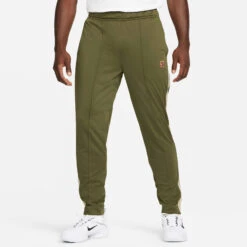 Nike Court Heritage Training Pants Men - Olive, Beige -Viva Wear Closet Store 56256000 13