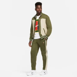 Nike Court Heritage Training Pants Men - Olive, Beige -Viva Wear Closet Store 56256000 19