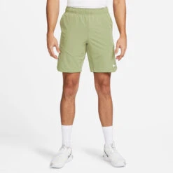 Nike Court Advantage Dri-Fit 9in Shorts Men - Green, White -Viva Wear Closet Store 56265000 13