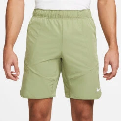 Nike Court Advantage Dri-Fit 9in Shorts Men - Green, White -Viva Wear Closet Store 56265000 14