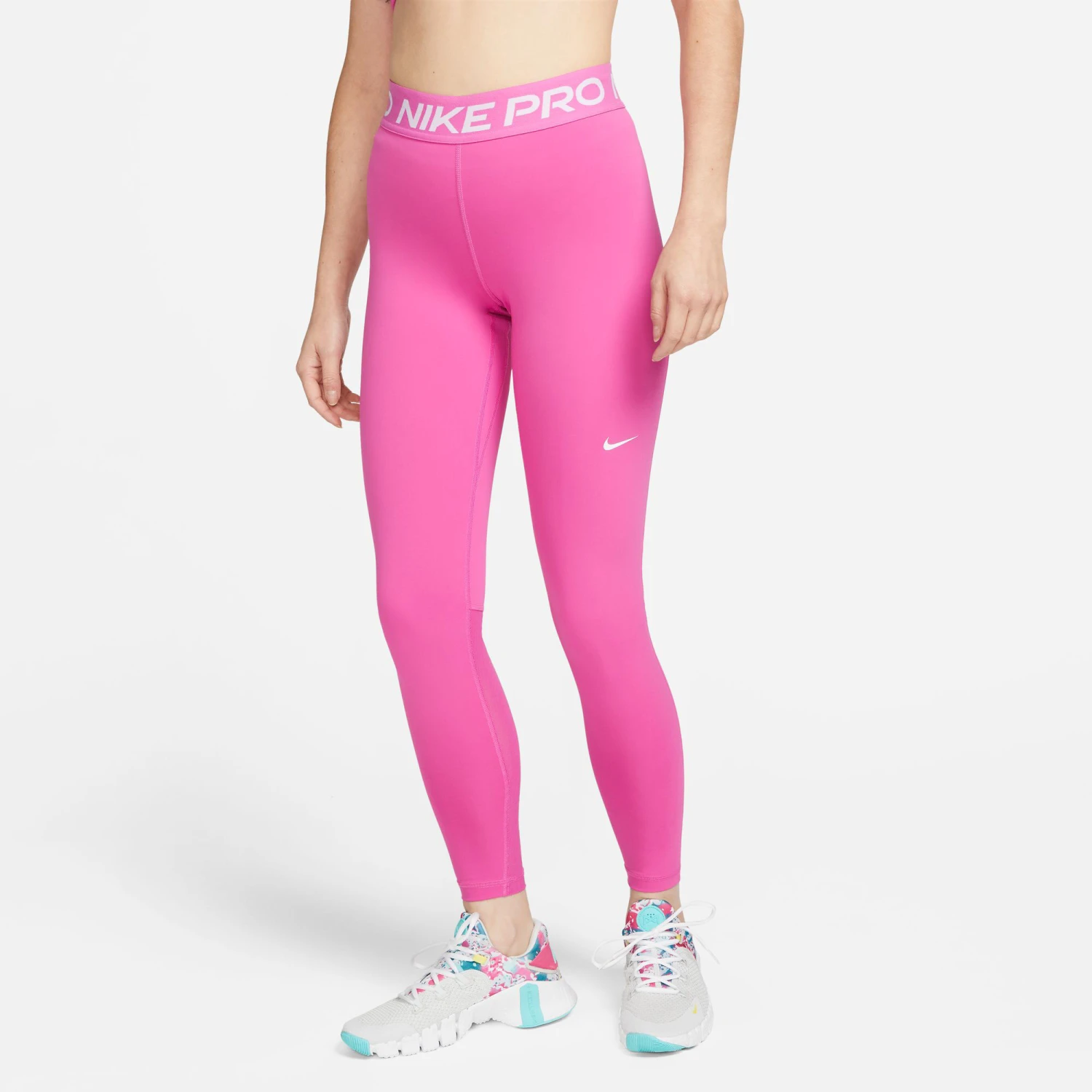 Nike Performance 365 Tight Women - Pink, White 5 Nike Performance 365 Tight Women - Pink, White - Image 3