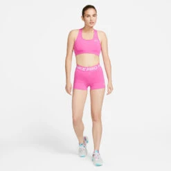 Nike Performance 365 3in Ball Shorts Women - Pink, White -Viva Wear Closet Store 56671000 16