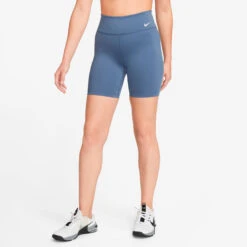 Nike Dri-Fit One MR 7in Ball Shorts Women - Blue -Viva Wear Closet Store 56673000 17