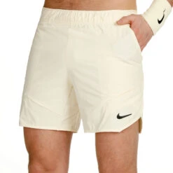 Nike Dri-Fit Court 7in Shorts Men - Yellow -Viva Wear Closet Store 56759000 0 5