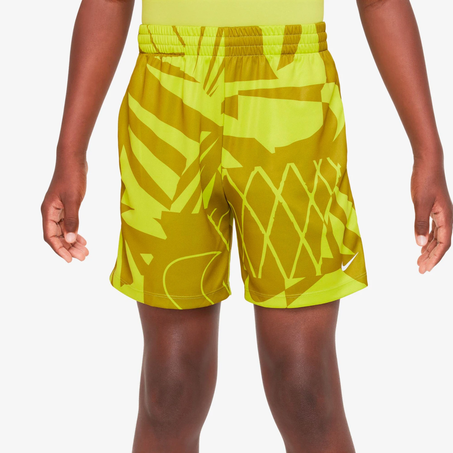 Nike Big Kids Printed Shorts Boys - Green, White 7 Nike Big Kids Printed Shorts Boys - Green, White - Image 5