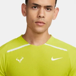 Nike Court Advantage Rafa Dri-Fit T-Shirt Men - Lime -Viva Wear Closet Store 57219000 17